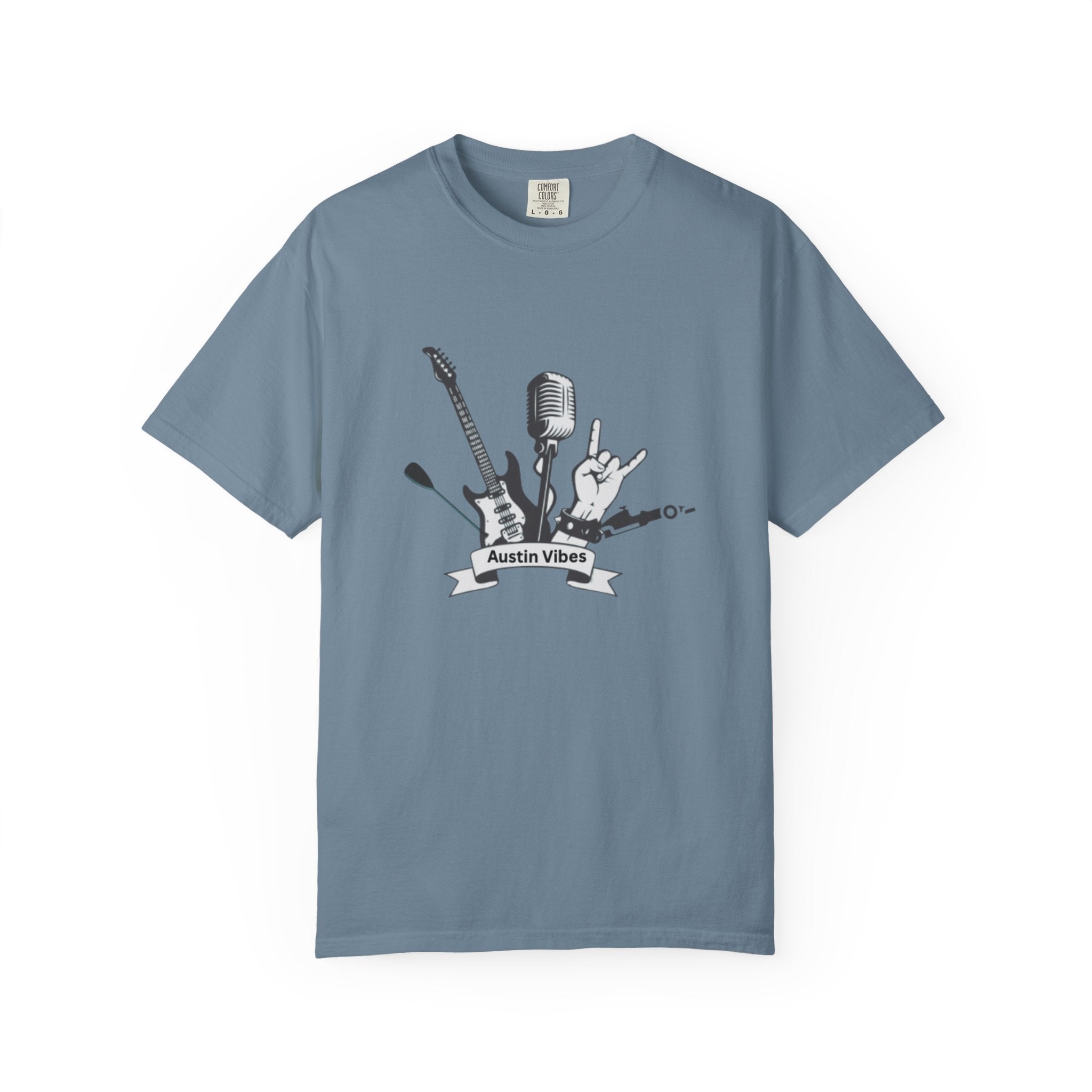 Austin Vibes Unisex T-Shirt, Perfect for Music Lovers, Concerts, Gift for Musicians, Casual Wear, Festival Apparel