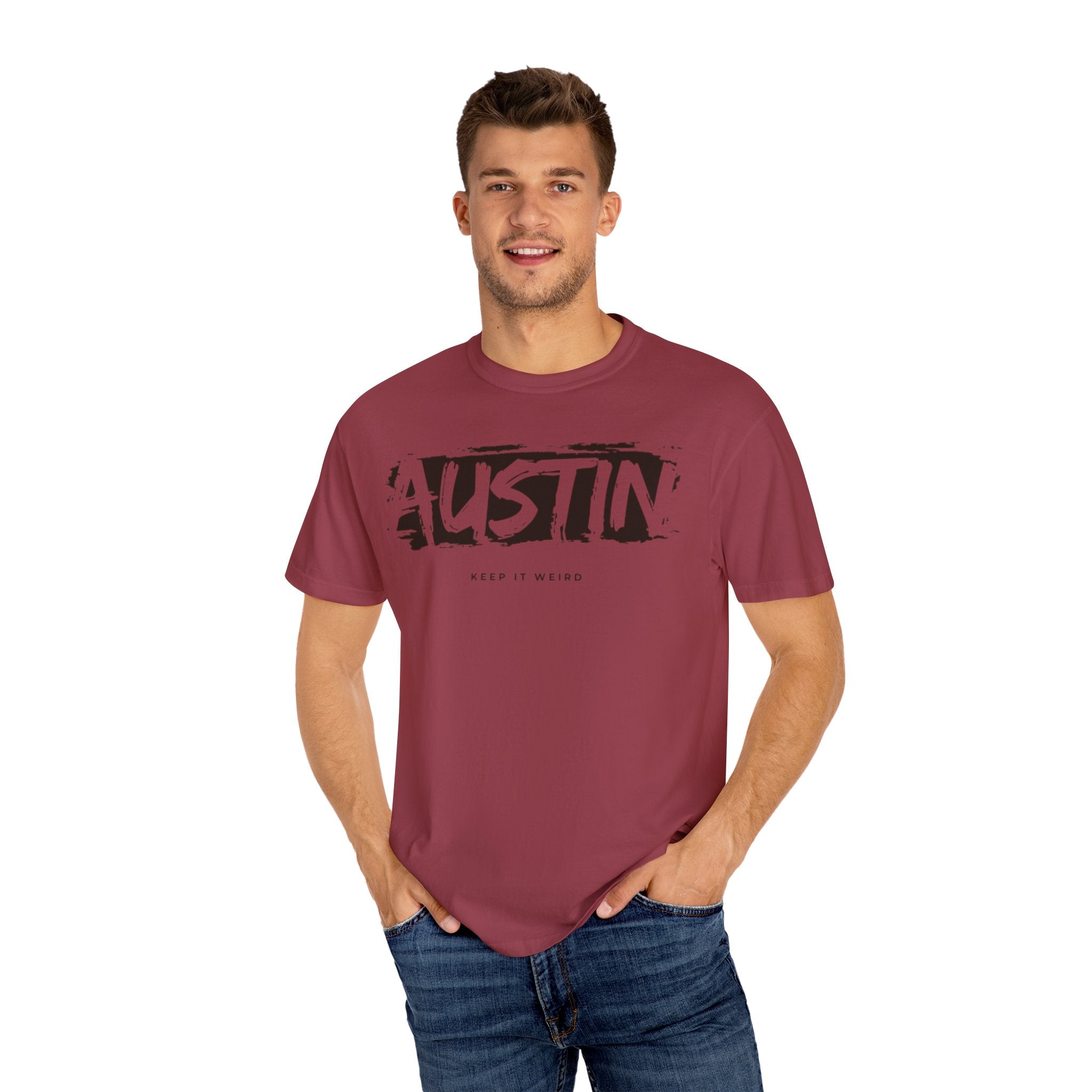 Austin Keep It Weird Unisex T-Shirt, Casual Wear, Graphic Tee, Gift for Friends, Summer Fashion, Travel Souvenir