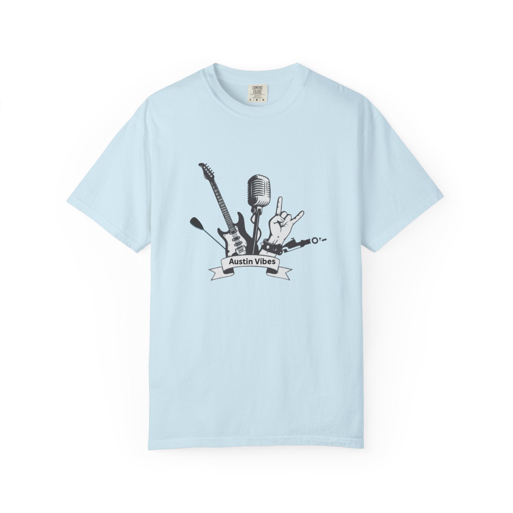 Austin Vibes Unisex T-Shirt, Perfect for Music Lovers, Concerts, Gift for Musicians, Casual Wear, Festival Apparel