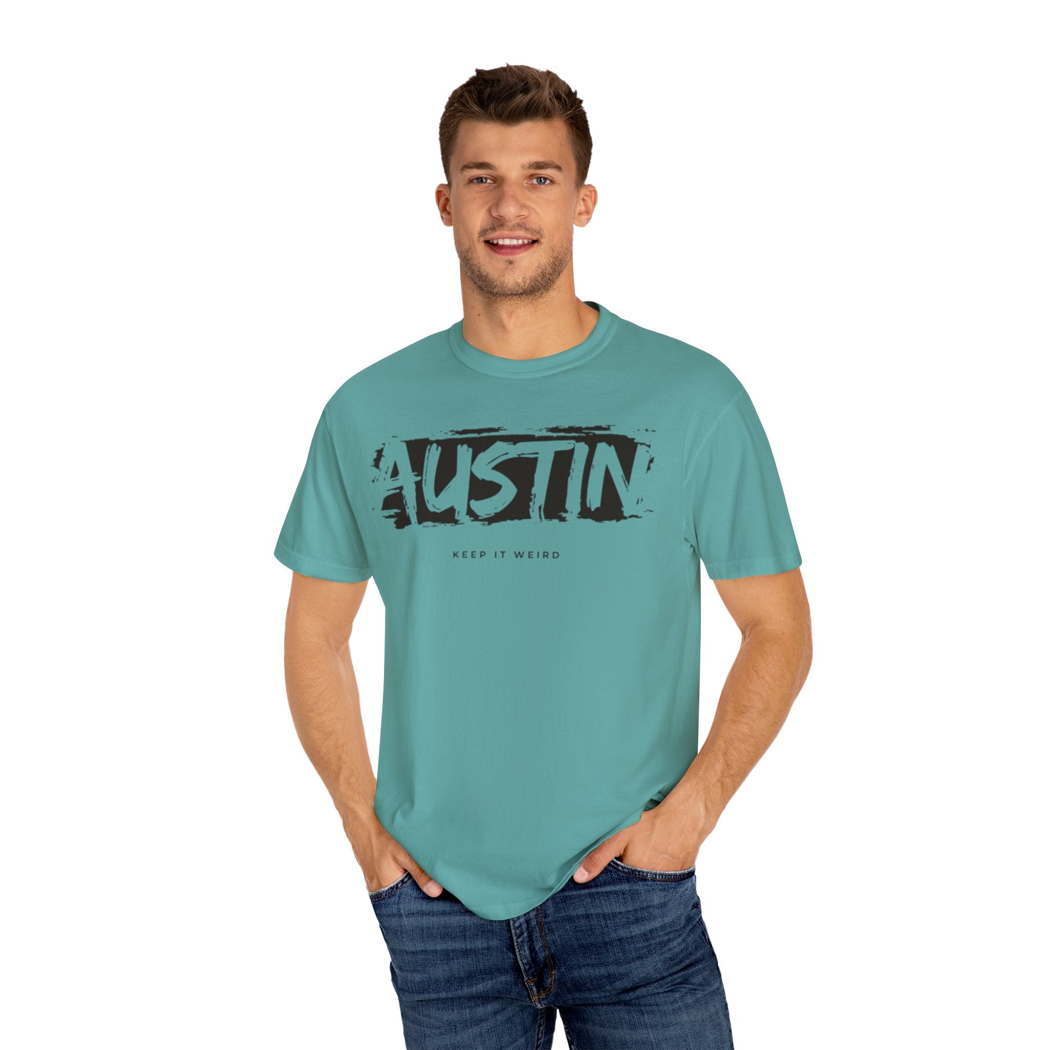 Austin Keep It Weird Unisex T-Shirt, Casual Wear, Graphic Tee, Gift for Friends, Summer Fashion, Travel Souvenir