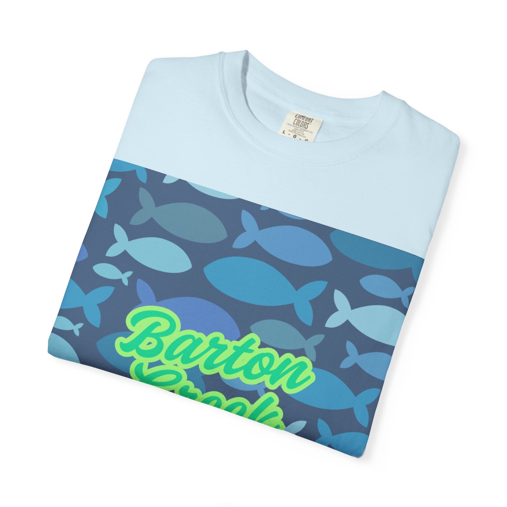 Barton Creek Fish Graphic Tee, Austin TX T-shirt, Summer Wear, Casual Outfit, Nature Lover Gift, Unisex Clothing
