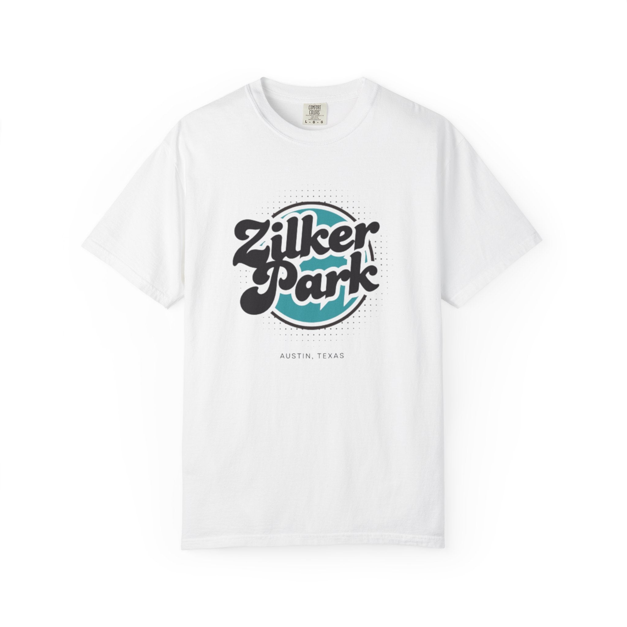 Zilker Park Unisex Garment-Dyed T-Shirt, Soft Vintage Tee, Nature Lover's Apparel, Casual Wear, Gift for Park Enthusiasts