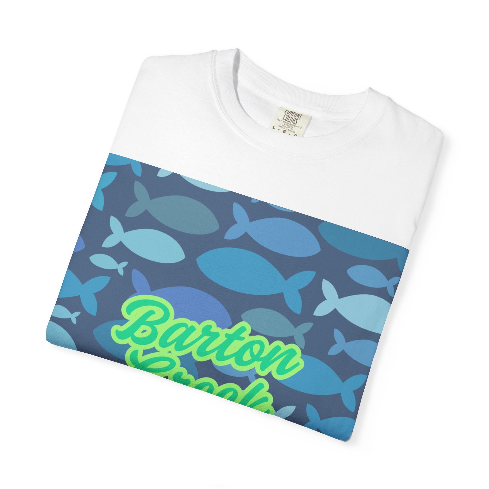 Barton Creek Fish Graphic Tee, Austin TX T-shirt, Summer Wear, Casual Outfit, Nature Lover Gift, Unisex Clothing