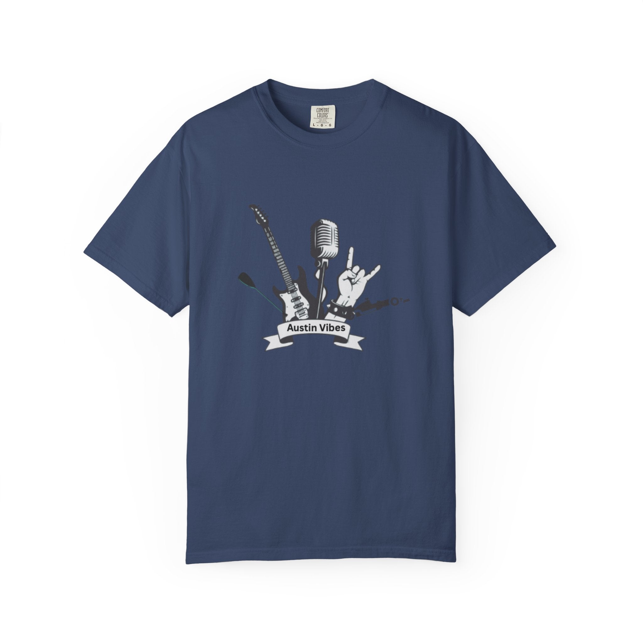 Austin Vibes Unisex T-Shirt, Perfect for Music Lovers, Concerts, Gift for Musicians, Casual Wear, Festival Apparel