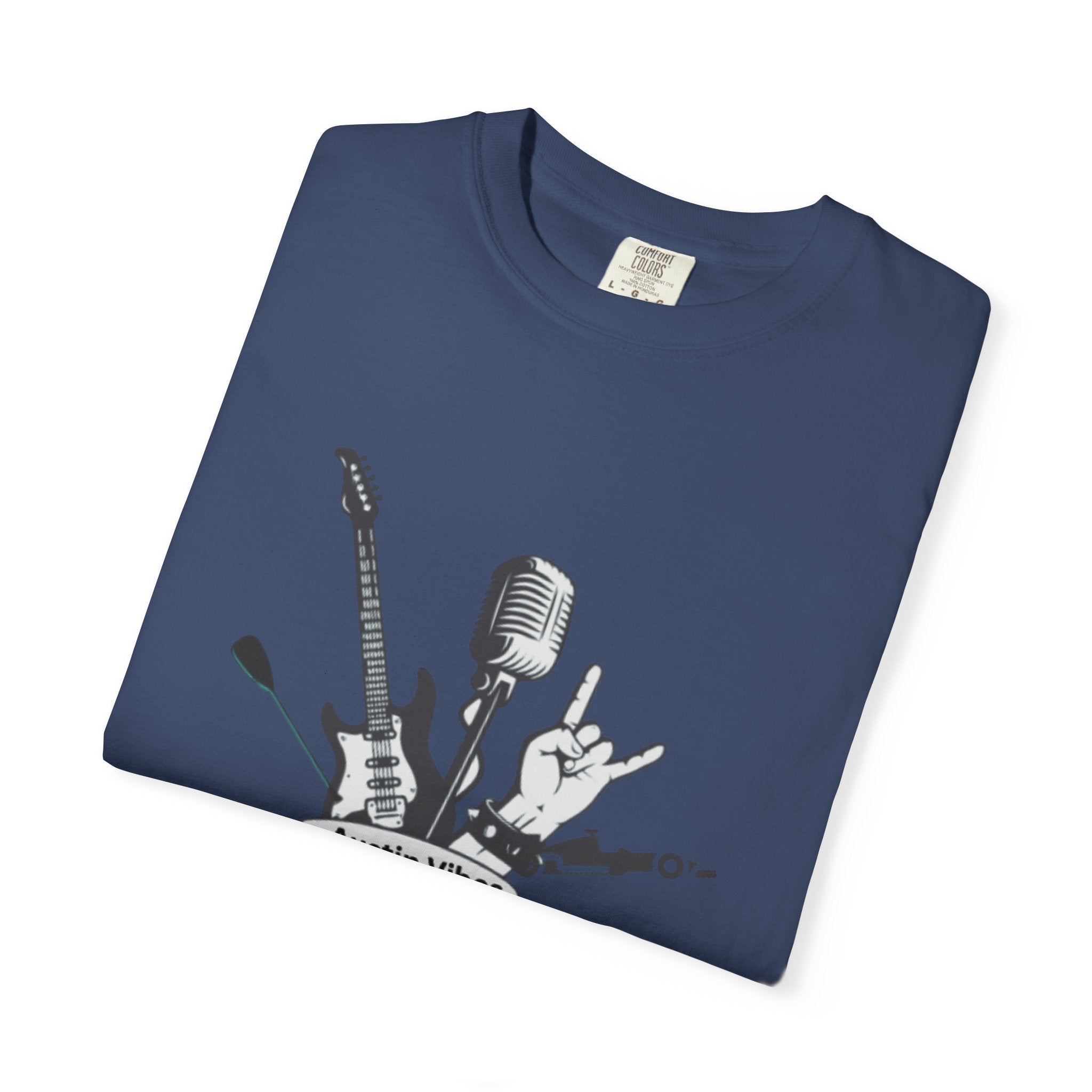 Austin Vibes Unisex T-Shirt, Perfect for Music Lovers, Concerts, Gift for Musicians, Casual Wear, Festival Apparel