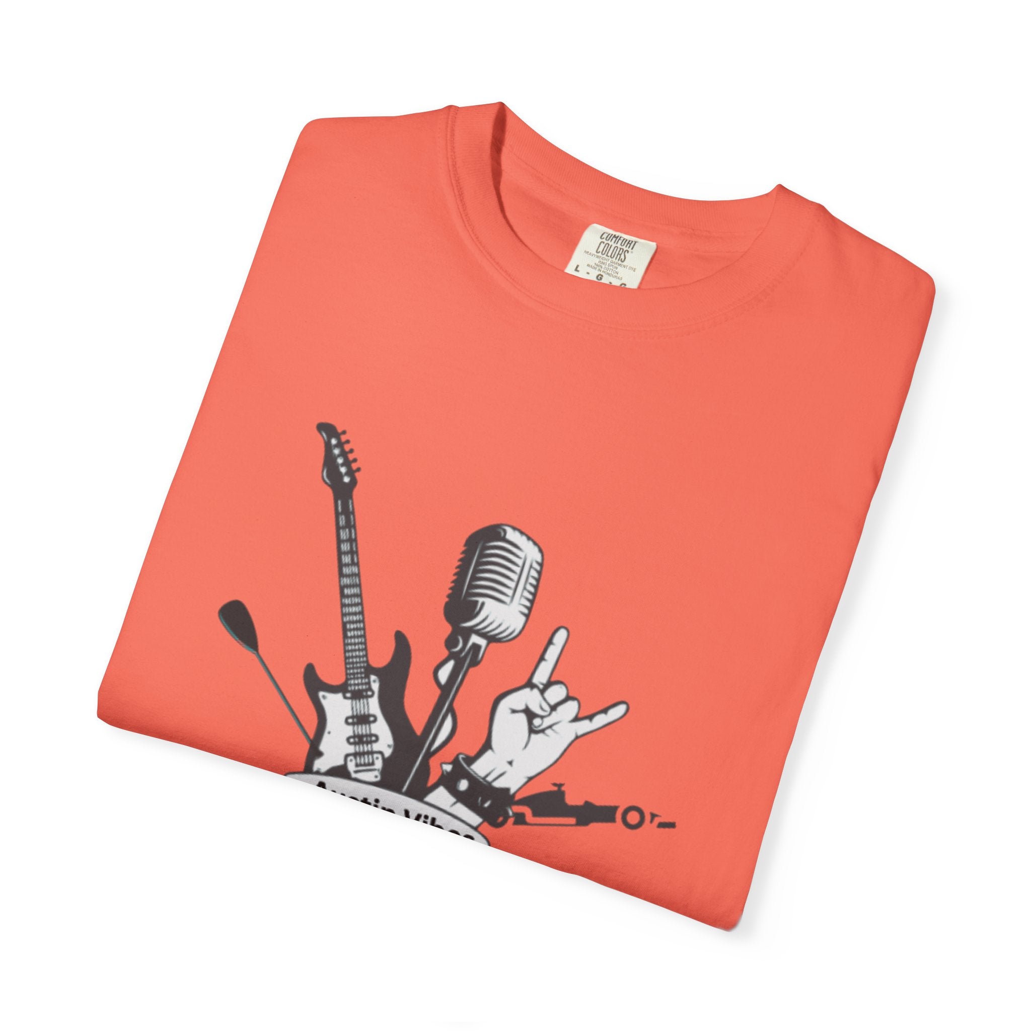 Austin Vibes Unisex T-Shirt, Perfect for Music Lovers, Concerts, Gift for Musicians, Casual Wear, Festival Apparel