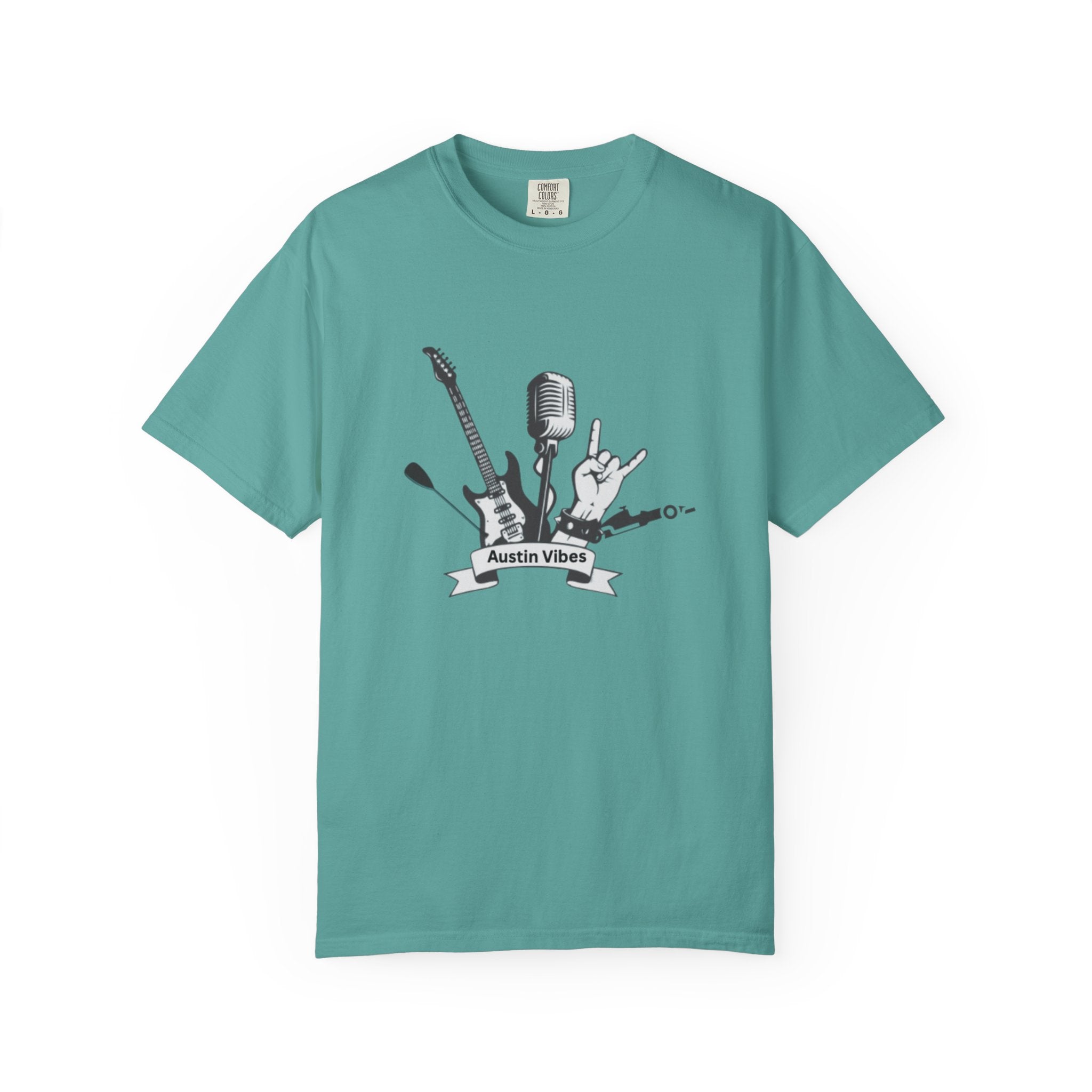 Austin Vibes Unisex T-Shirt, Perfect for Music Lovers, Concerts, Gift for Musicians, Casual Wear, Festival Apparel