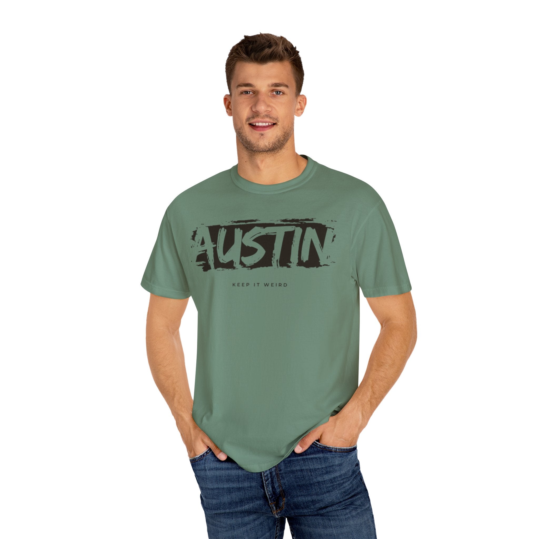 Austin Keep It Weird Unisex T-Shirt, Casual Wear, Graphic Tee, Gift for Friends, Summer Fashion, Travel Souvenir