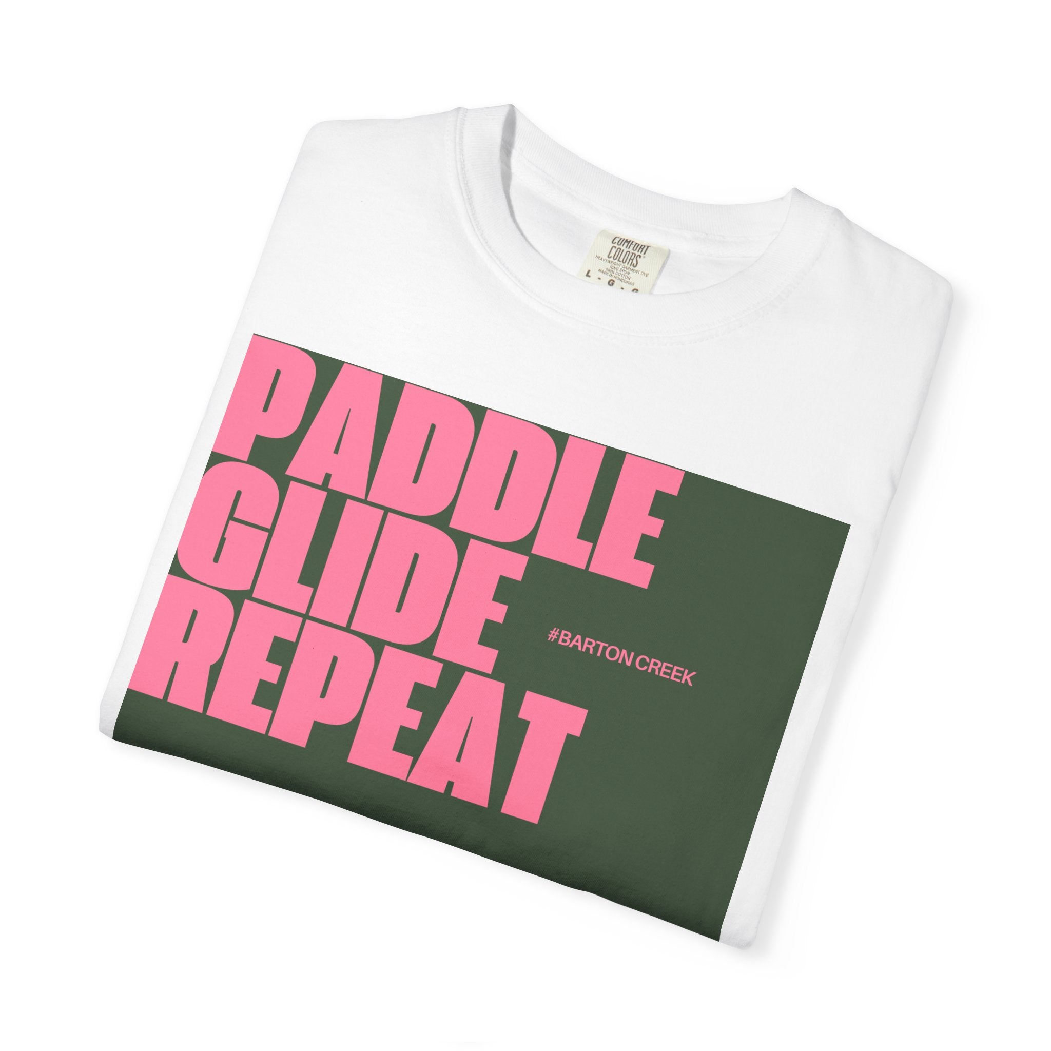 Paddle Glide Repeat Unisex T-shirt - Perfect for Kayaking, Outdoor Adventures, Gifts for Water Sports Enthusiasts, Casual Wear, Summer Fun