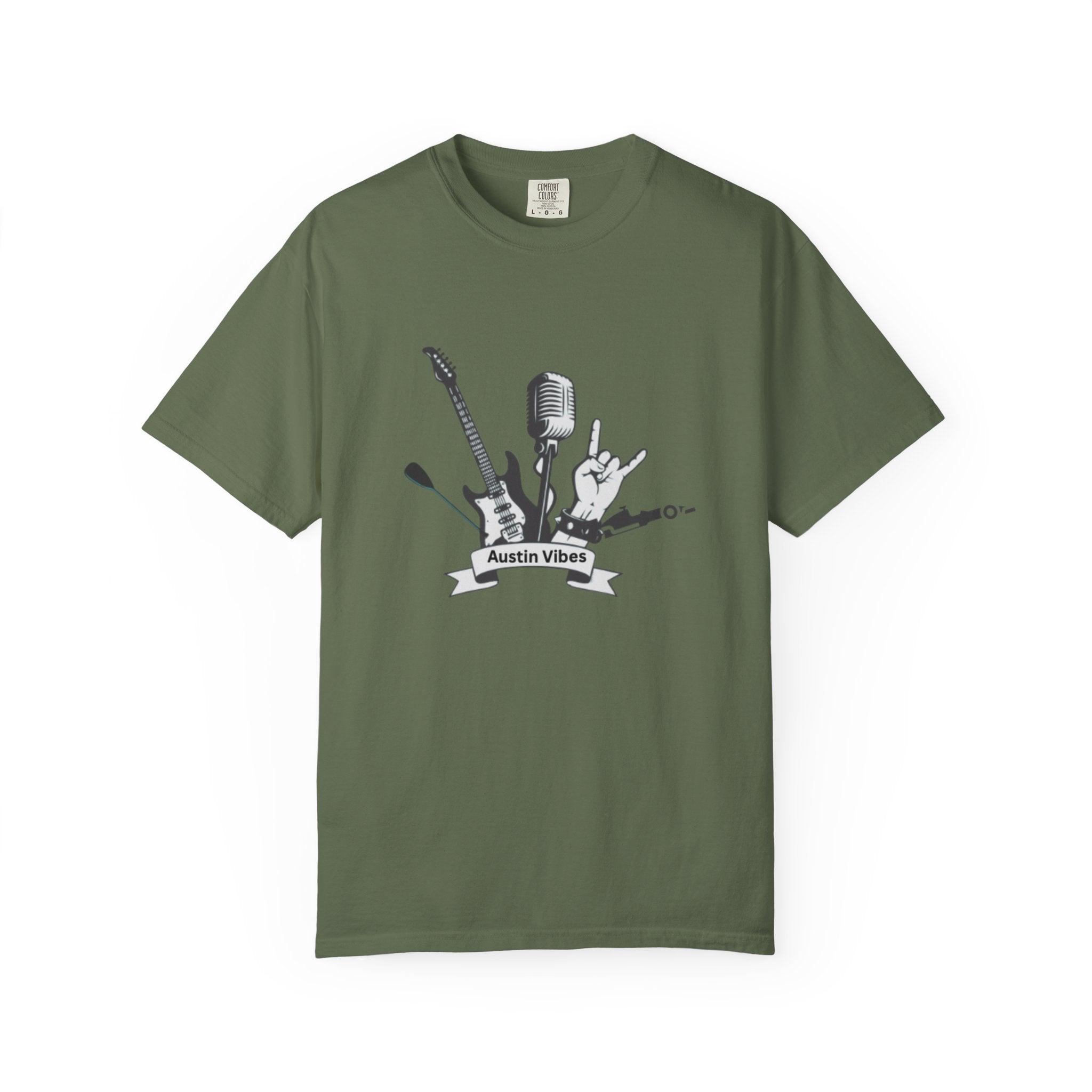 Austin Vibes Unisex T-Shirt, Perfect for Music Lovers, Concerts, Gift for Musicians, Casual Wear, Festival Apparel