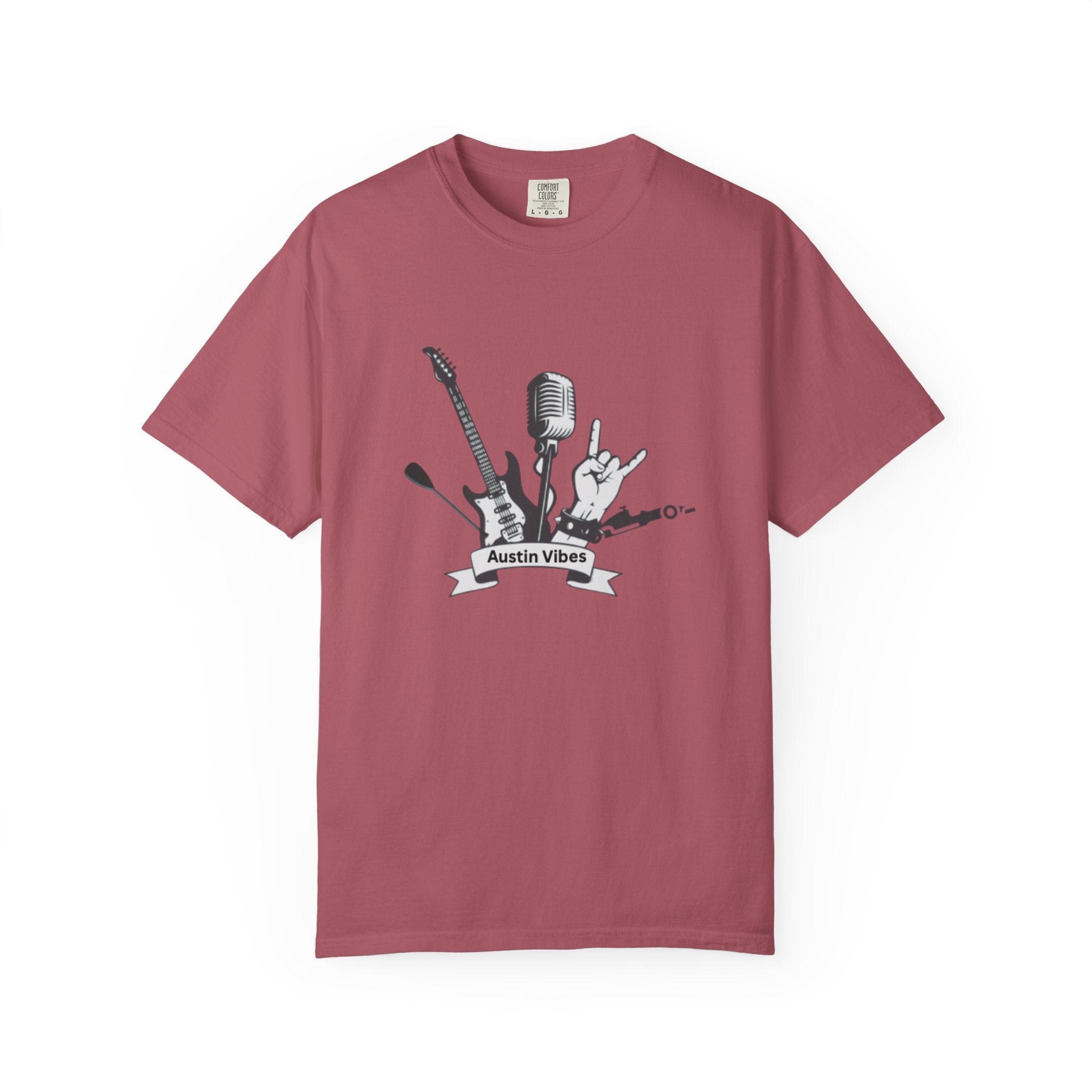 Austin Vibes Unisex T-Shirt, Perfect for Music Lovers, Concerts, Gift for Musicians, Casual Wear, Festival Apparel