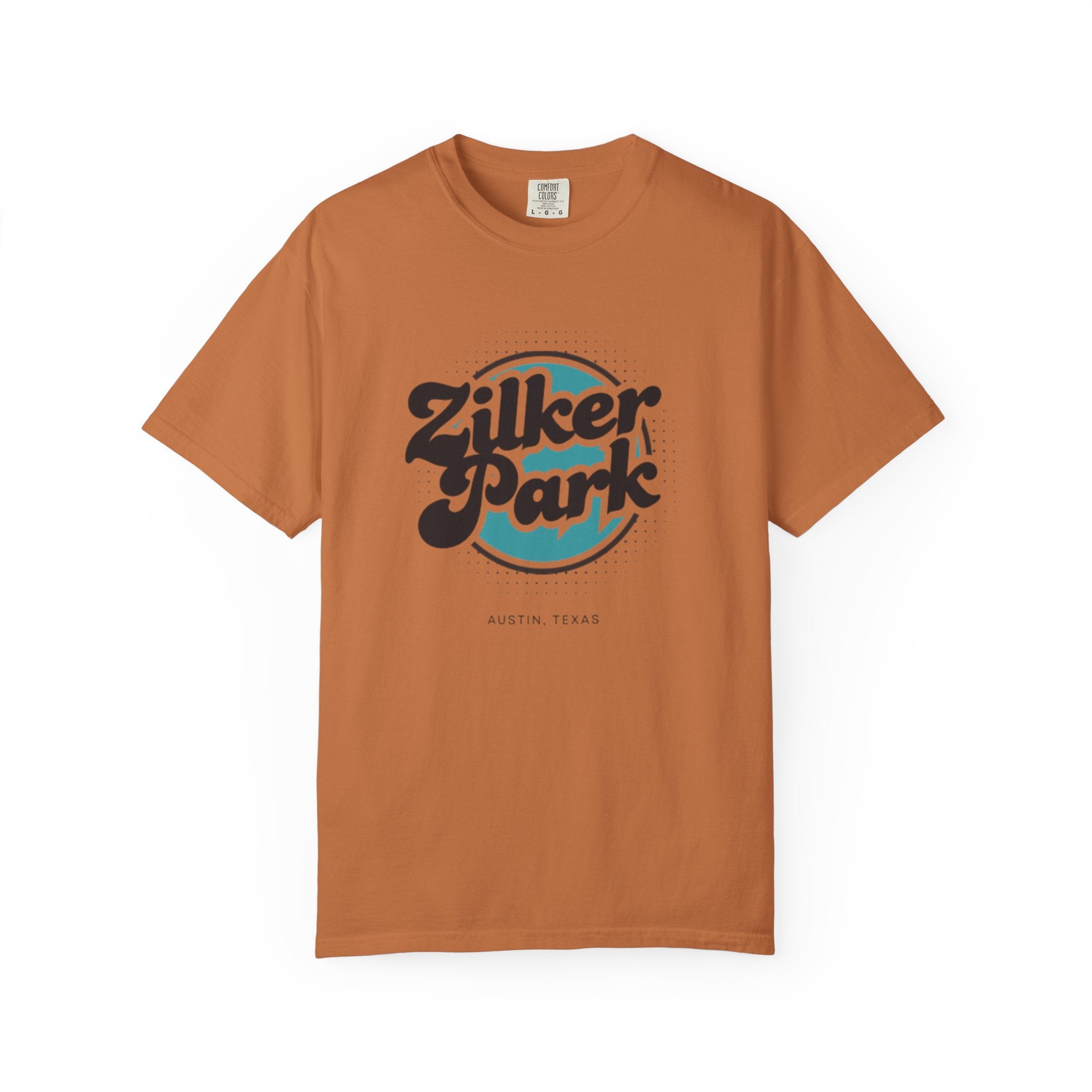 Zilker Park Unisex Garment-Dyed T-Shirt, Soft Vintage Tee, Nature Lover's Apparel, Casual Wear, Gift for Park Enthusiasts