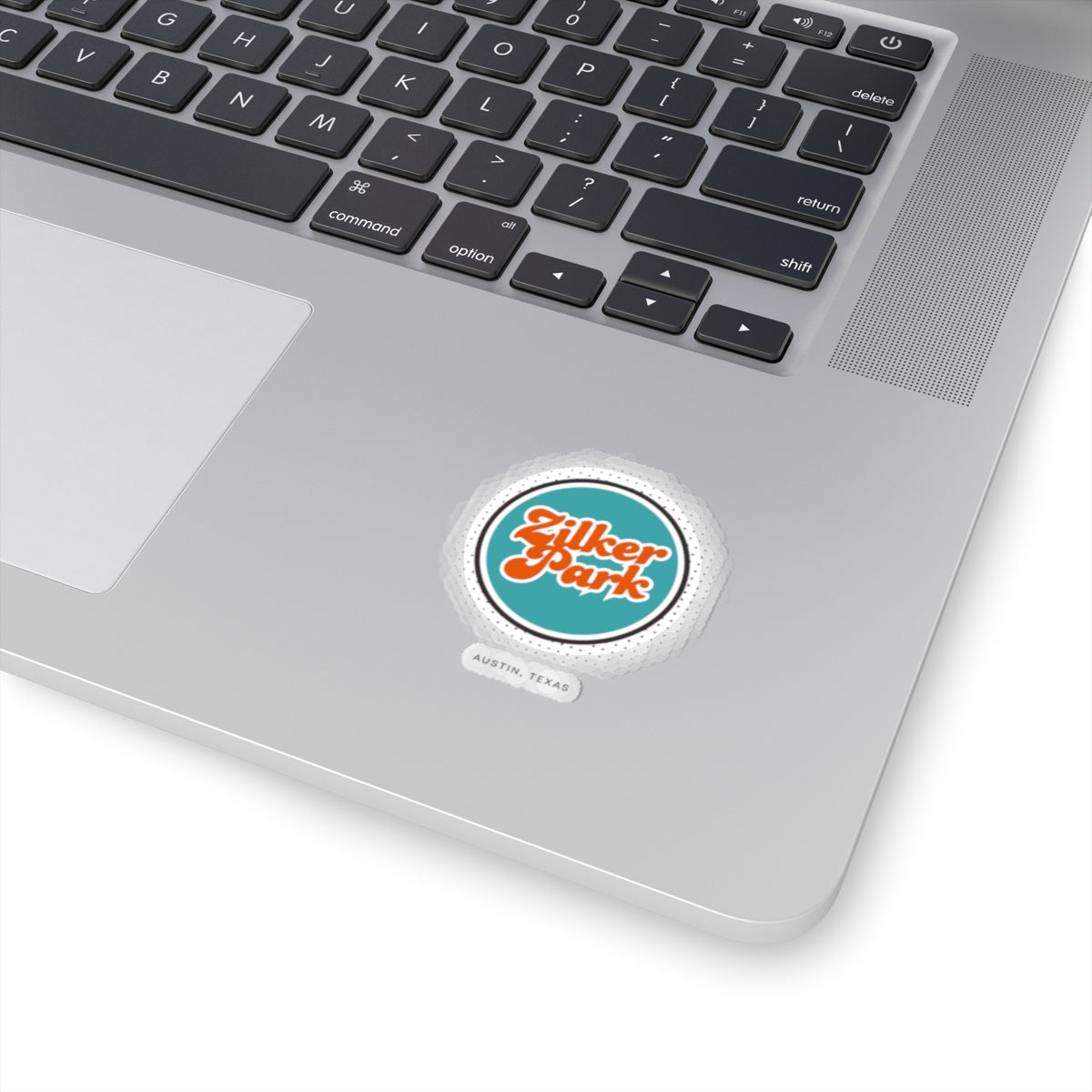 Zilker Park Kiss-Cut Stickers, Custom Vinyl Decals, Laptop Decor, Fun Stickers, Texas Souvenir, Travel Vibe Accessories