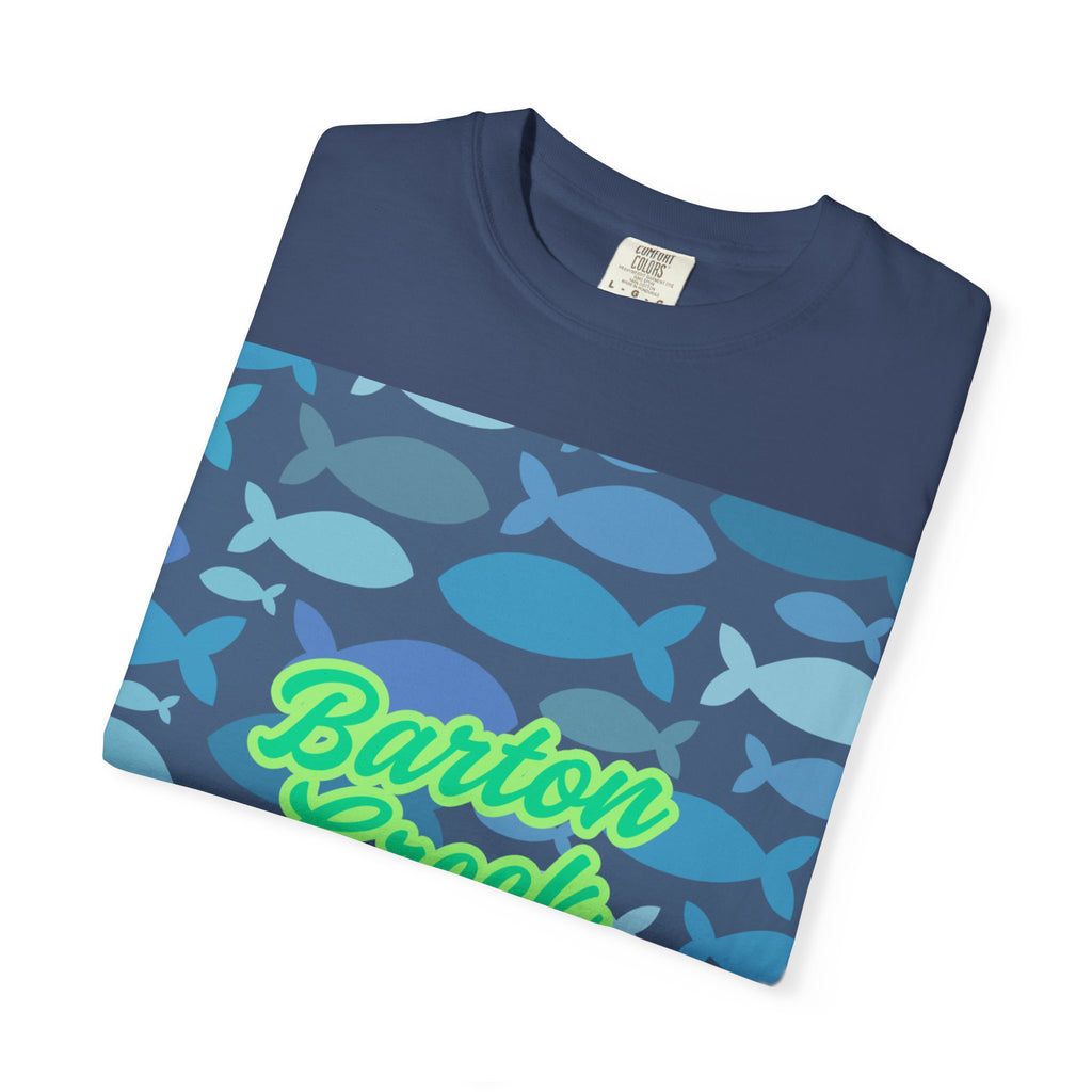 Barton Creek Fish Graphic Tee, Austin TX T-shirt, Summer Wear, Casual Outfit, Nature Lover Gift, Unisex Clothing