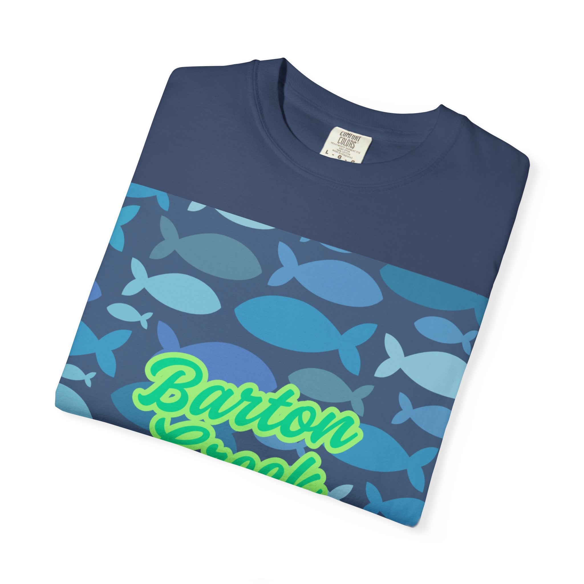 Barton Creek Fish Graphic Tee, Austin TX T-shirt, Summer Wear, Casual Outfit, Nature Lover Gift, Unisex Clothing