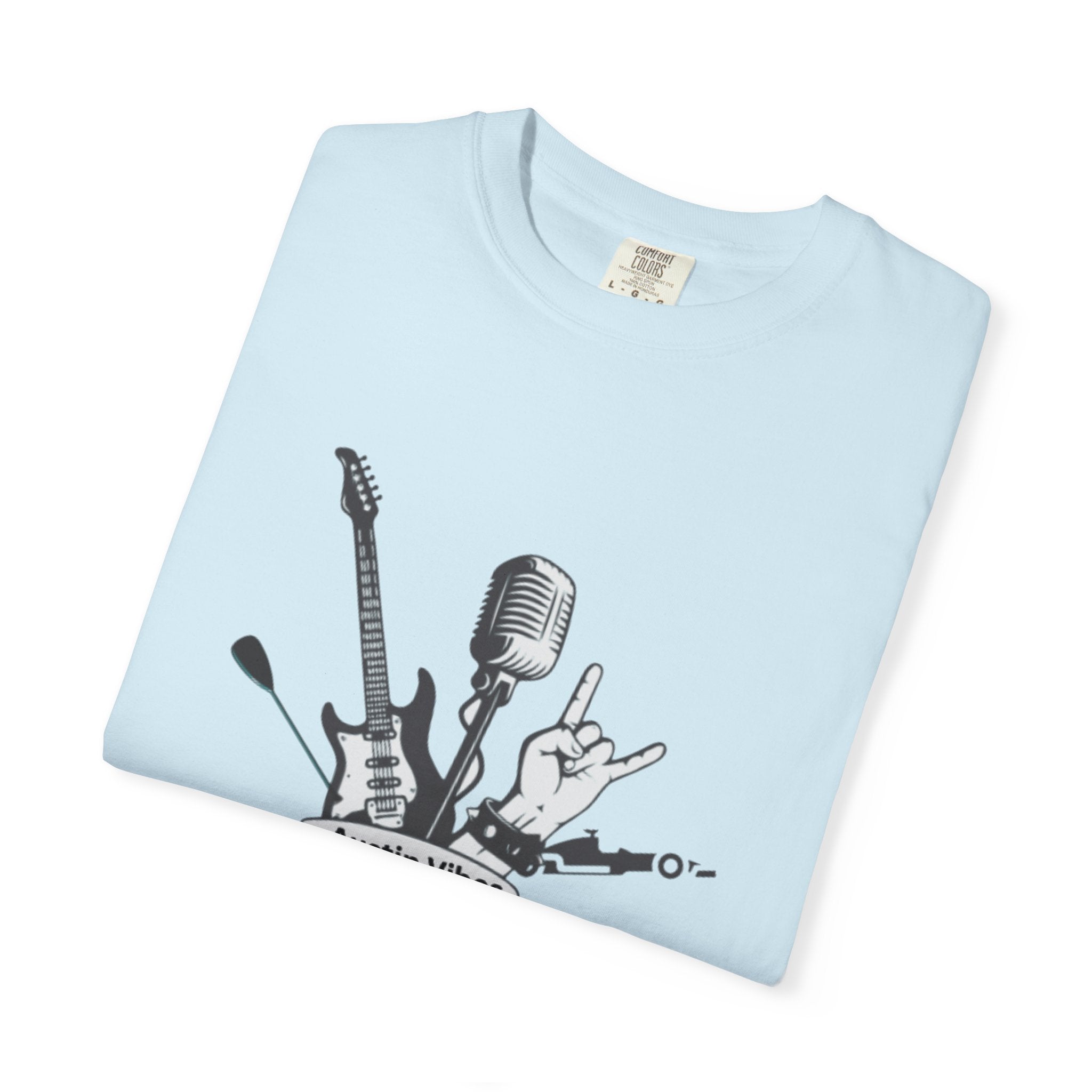 Austin Vibes Unisex T-Shirt, Perfect for Music Lovers, Concerts, Gift for Musicians, Casual Wear, Festival Apparel
