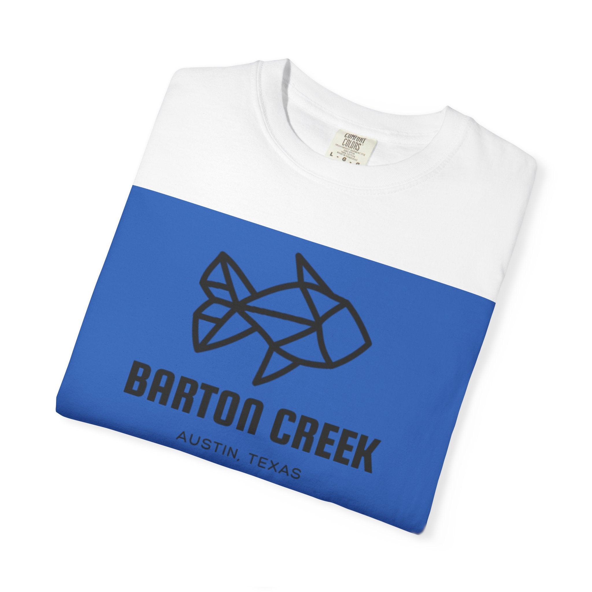 Barton Creek Fish Graphic Tee, Unisex Garment-Dyed T-shirt, Casual Wear, Outdoor Activities, Summer Style, Gift for Nature Lovers