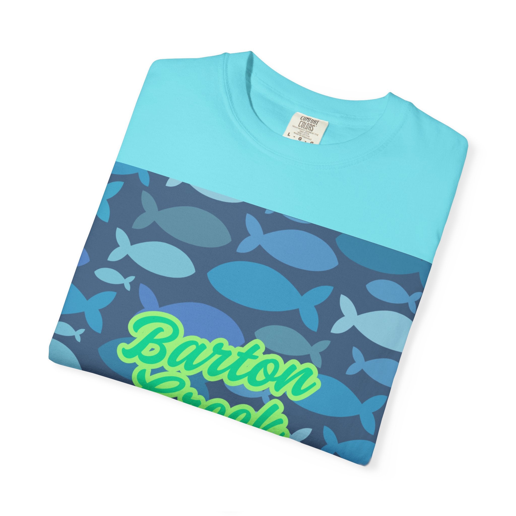Barton Creek Fish Graphic Tee, Austin TX T-shirt, Summer Wear, Casual Outfit, Nature Lover Gift, Unisex Clothing