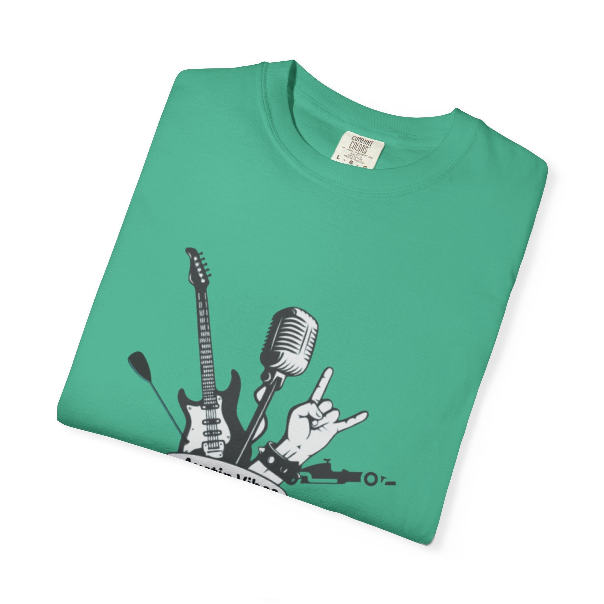 Austin Vibes Unisex T-Shirt, Perfect for Music Lovers, Concerts, Gift for Musicians, Casual Wear, Festival Apparel