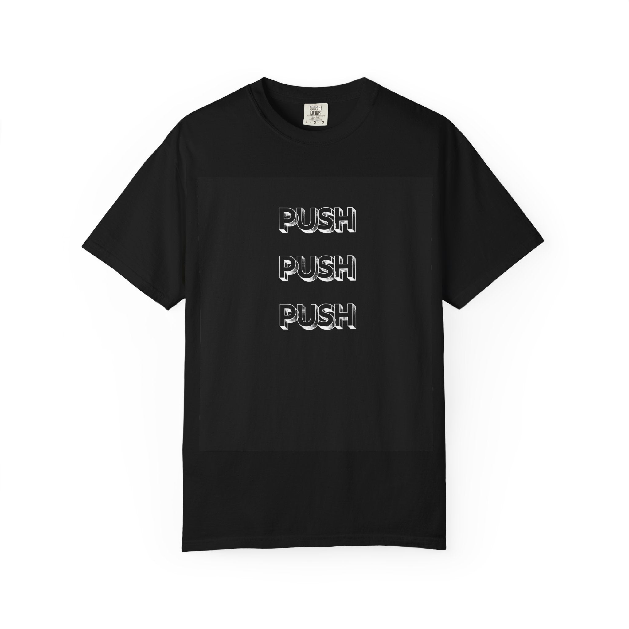 Push Yourself Unisex Vintage T-Shirt | Motivational Tee | Perfect for Fitness, Gym, or Casual Wear, Great Gift Idea