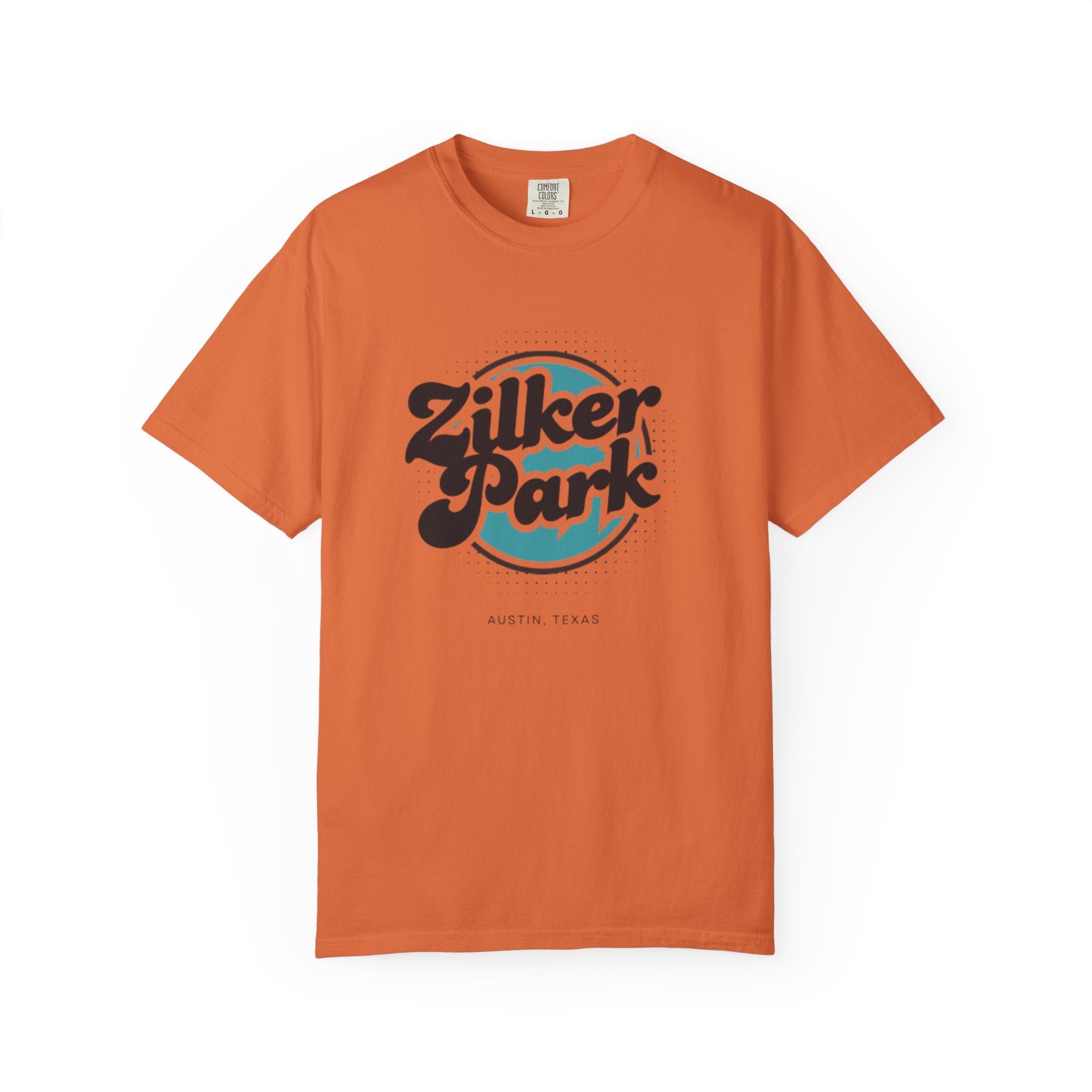 Zilker Park Unisex Garment-Dyed T-Shirt, Soft Vintage Tee, Nature Lover's Apparel, Casual Wear, Gift for Park Enthusiasts