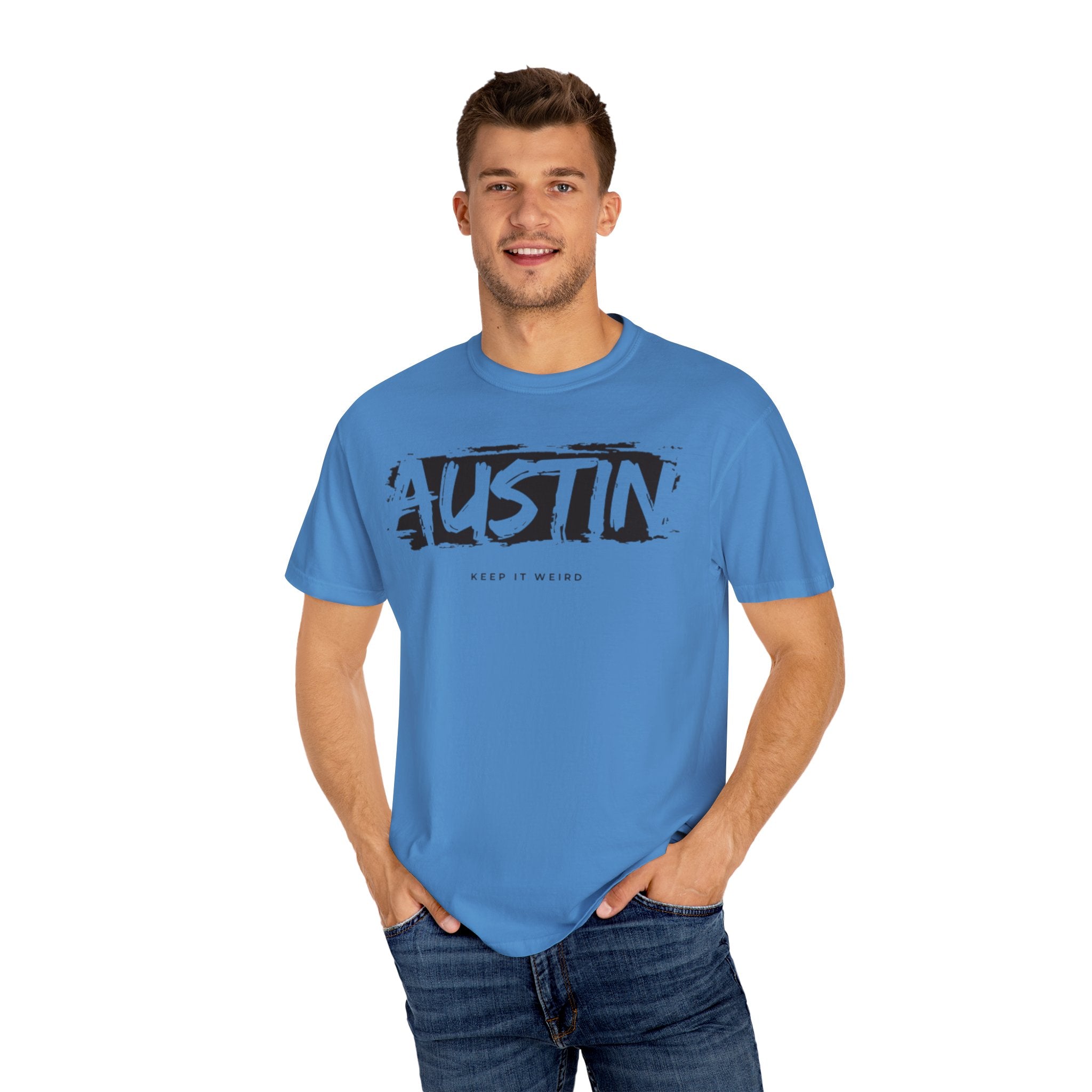 Austin Keep It Weird Unisex T-Shirt, Casual Wear, Graphic Tee, Gift for Friends, Summer Fashion, Travel Souvenir