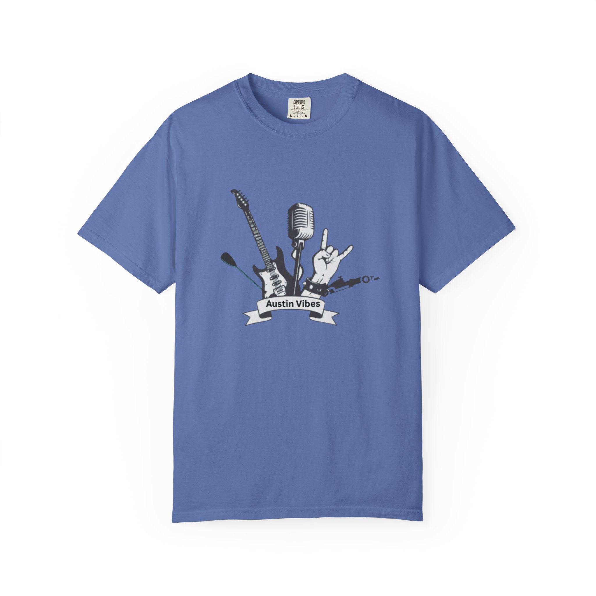 Austin Vibes Unisex T-Shirt, Perfect for Music Lovers, Concerts, Gift for Musicians, Casual Wear, Festival Apparel