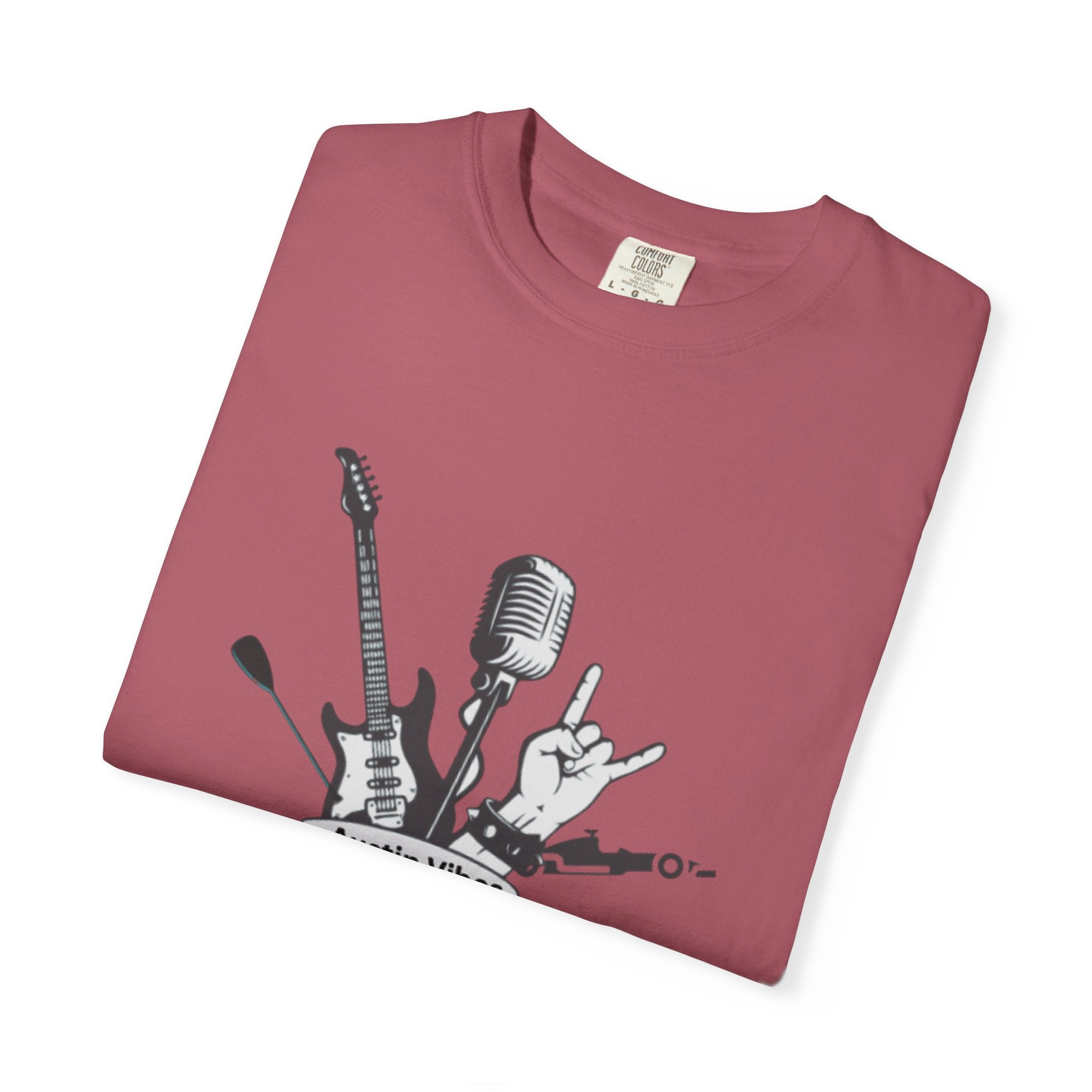 Austin Vibes Unisex T-Shirt, Perfect for Music Lovers, Concerts, Gift for Musicians, Casual Wear, Festival Apparel