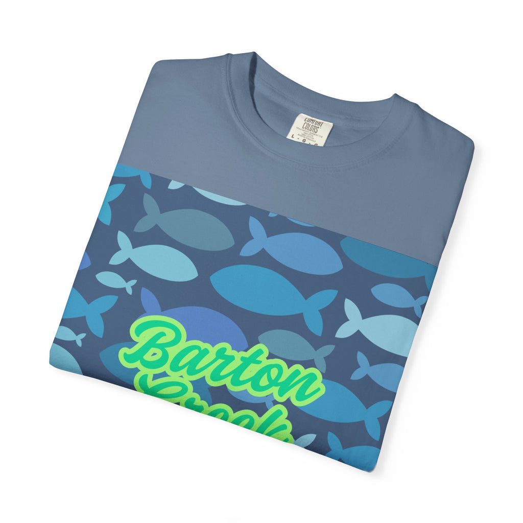 Barton Creek Fish Graphic Tee, Austin TX T-shirt, Summer Wear, Casual Outfit, Nature Lover Gift, Unisex Clothing
