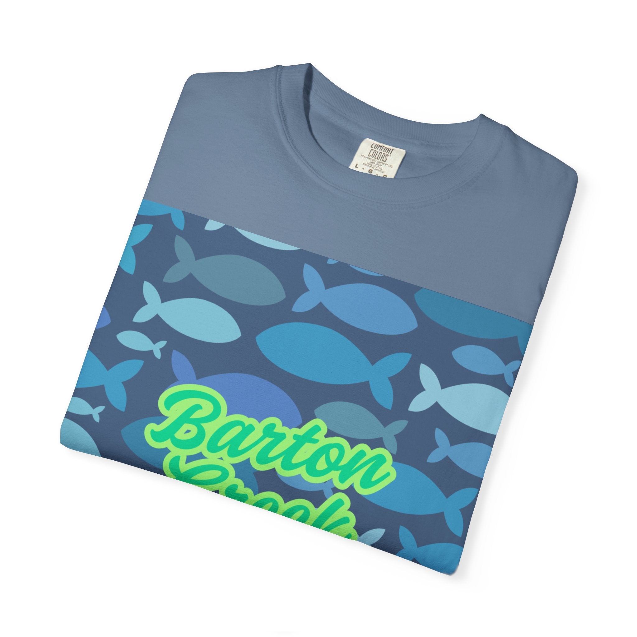 Barton Creek Fish Graphic Tee, Austin TX T-shirt, Summer Wear, Casual Outfit, Nature Lover Gift, Unisex Clothing