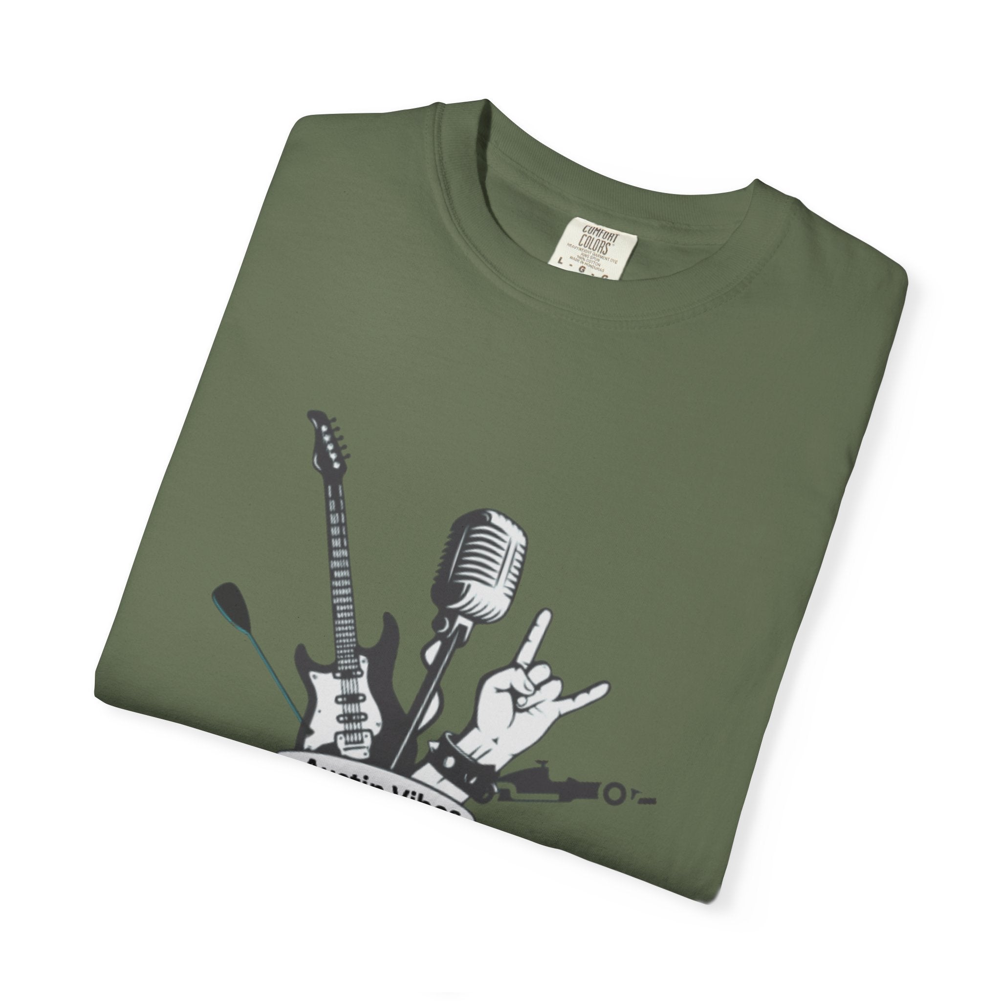 Austin Vibes Unisex T-Shirt, Perfect for Music Lovers, Concerts, Gift for Musicians, Casual Wear, Festival Apparel