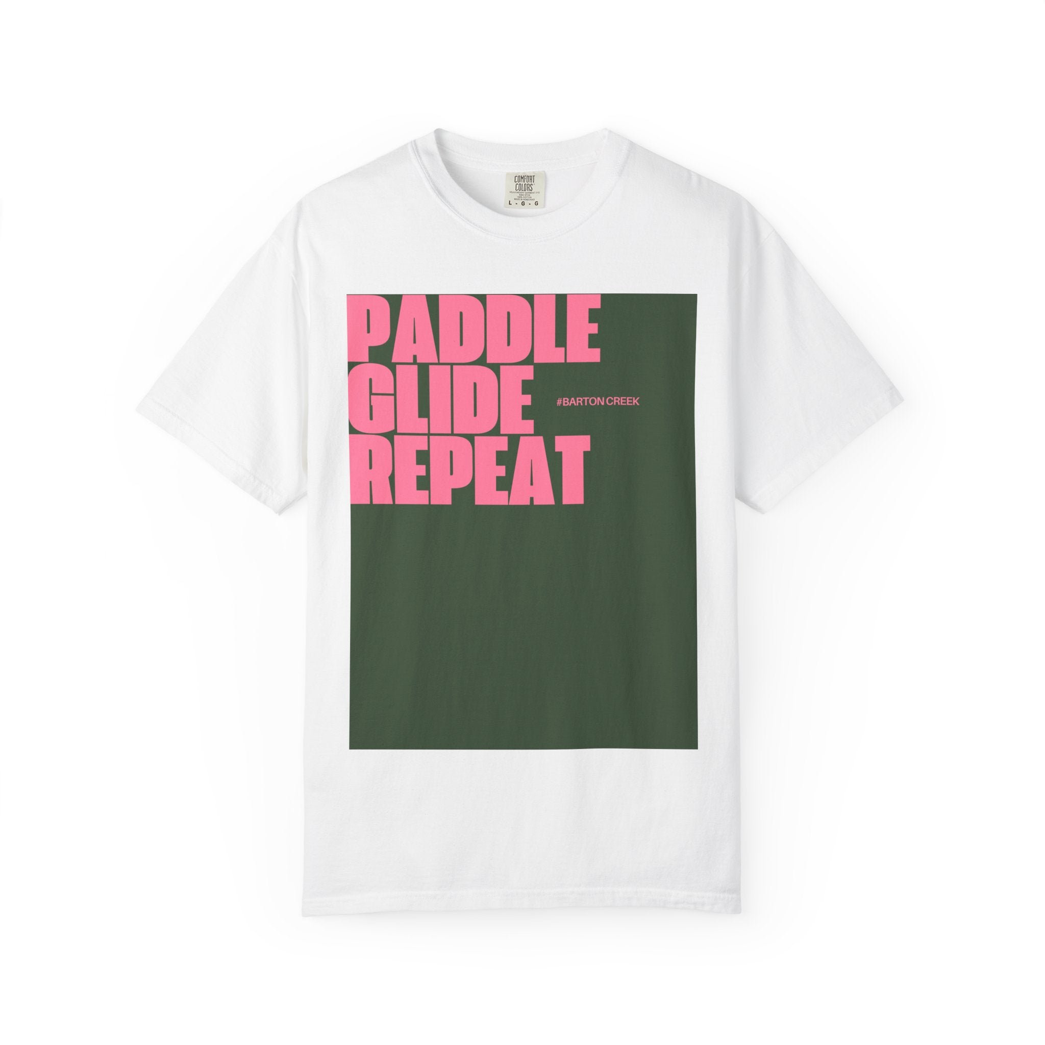 Paddle Glide Repeat Unisex T-shirt - Perfect for Kayaking, Outdoor Adventures, Gifts for Water Sports Enthusiasts, Casual Wear, Summer Fun