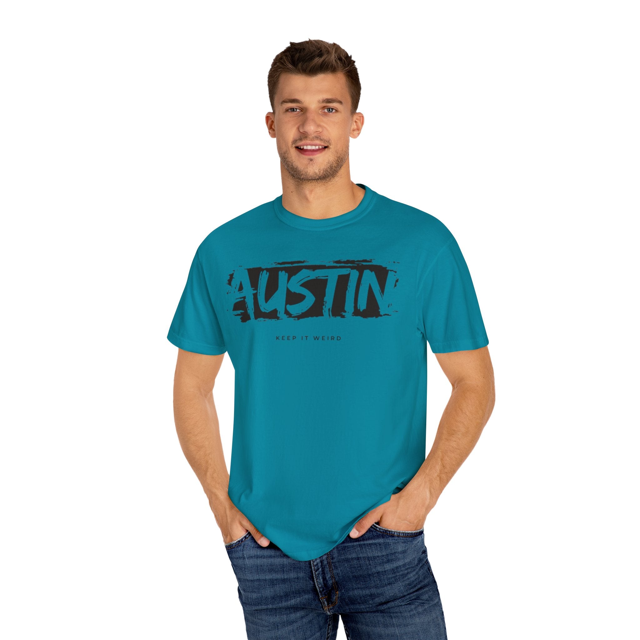 Austin Keep It Weird Unisex T-Shirt, Casual Wear, Graphic Tee, Gift for Friends, Summer Fashion, Travel Souvenir
