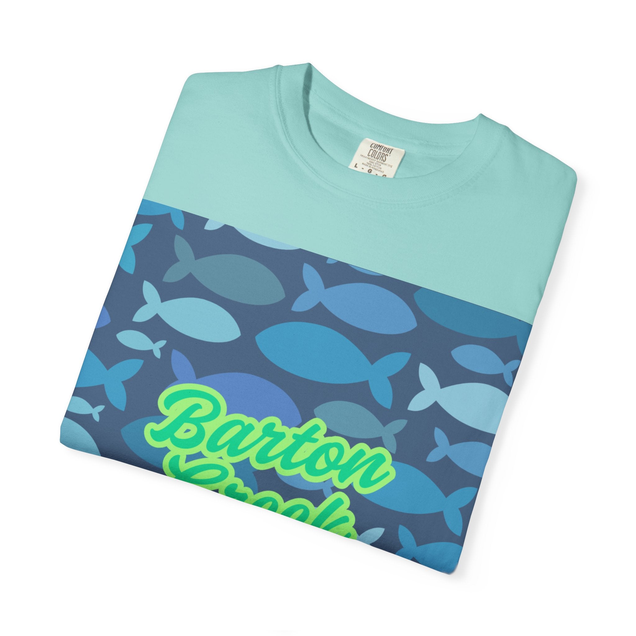 Barton Creek Fish Graphic Tee, Austin TX T-shirt, Summer Wear, Casual Outfit, Nature Lover Gift, Unisex Clothing
