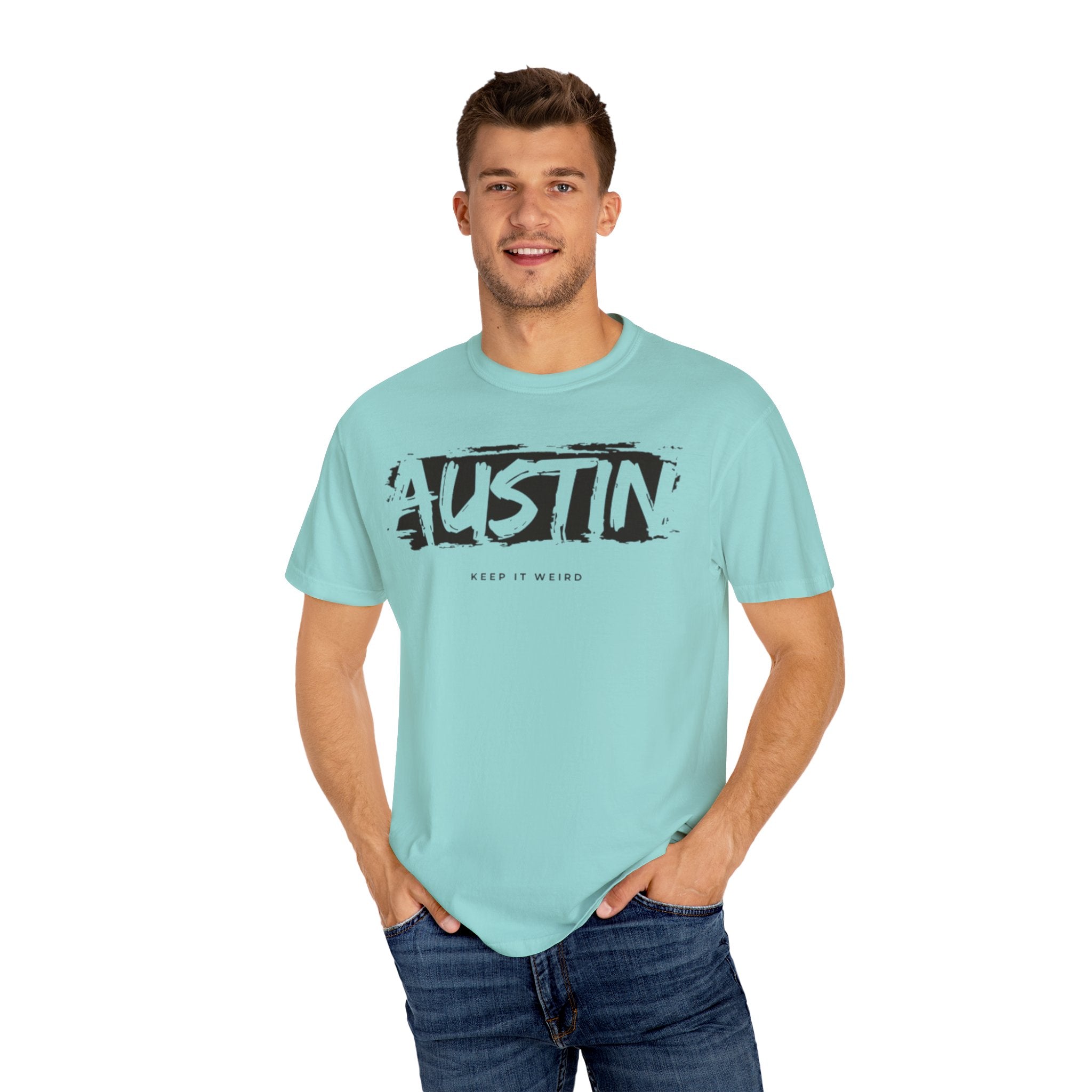 Austin Keep It Weird Unisex T-Shirt, Casual Wear, Graphic Tee, Gift for Friends, Summer Fashion, Travel Souvenir