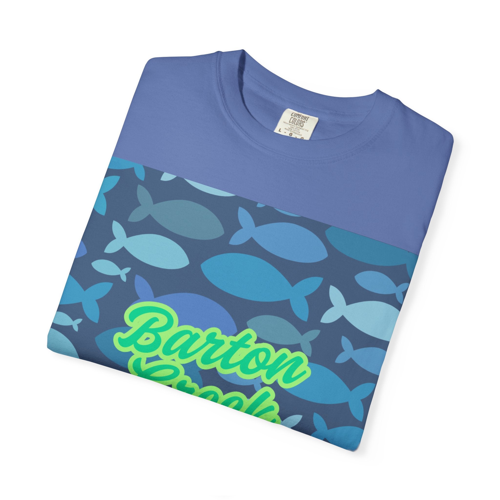 Barton Creek Fish Graphic Tee, Austin TX T-shirt, Summer Wear, Casual Outfit, Nature Lover Gift, Unisex Clothing