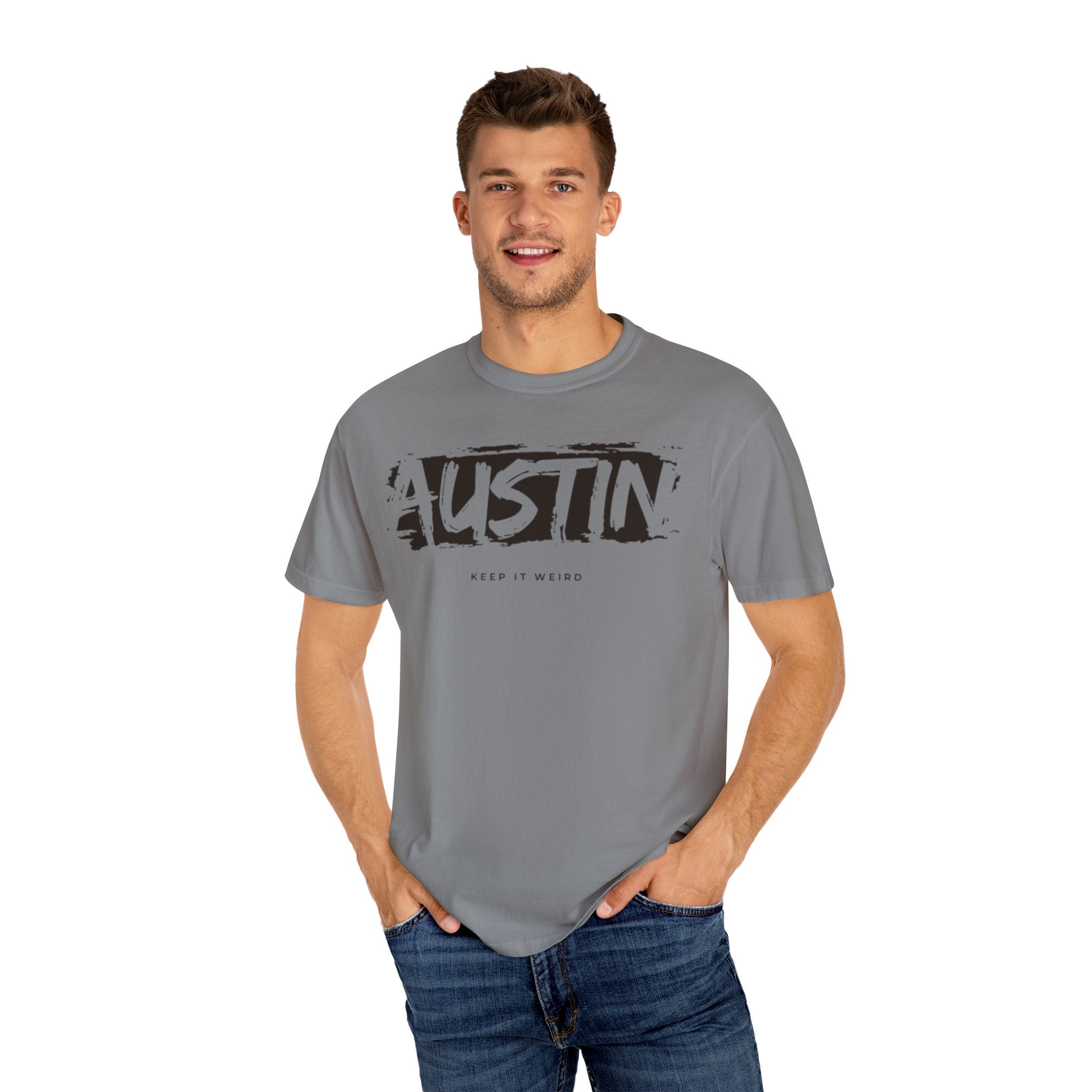 Austin Keep It Weird Unisex T-Shirt, Casual Wear, Graphic Tee, Gift for Friends, Summer Fashion, Travel Souvenir