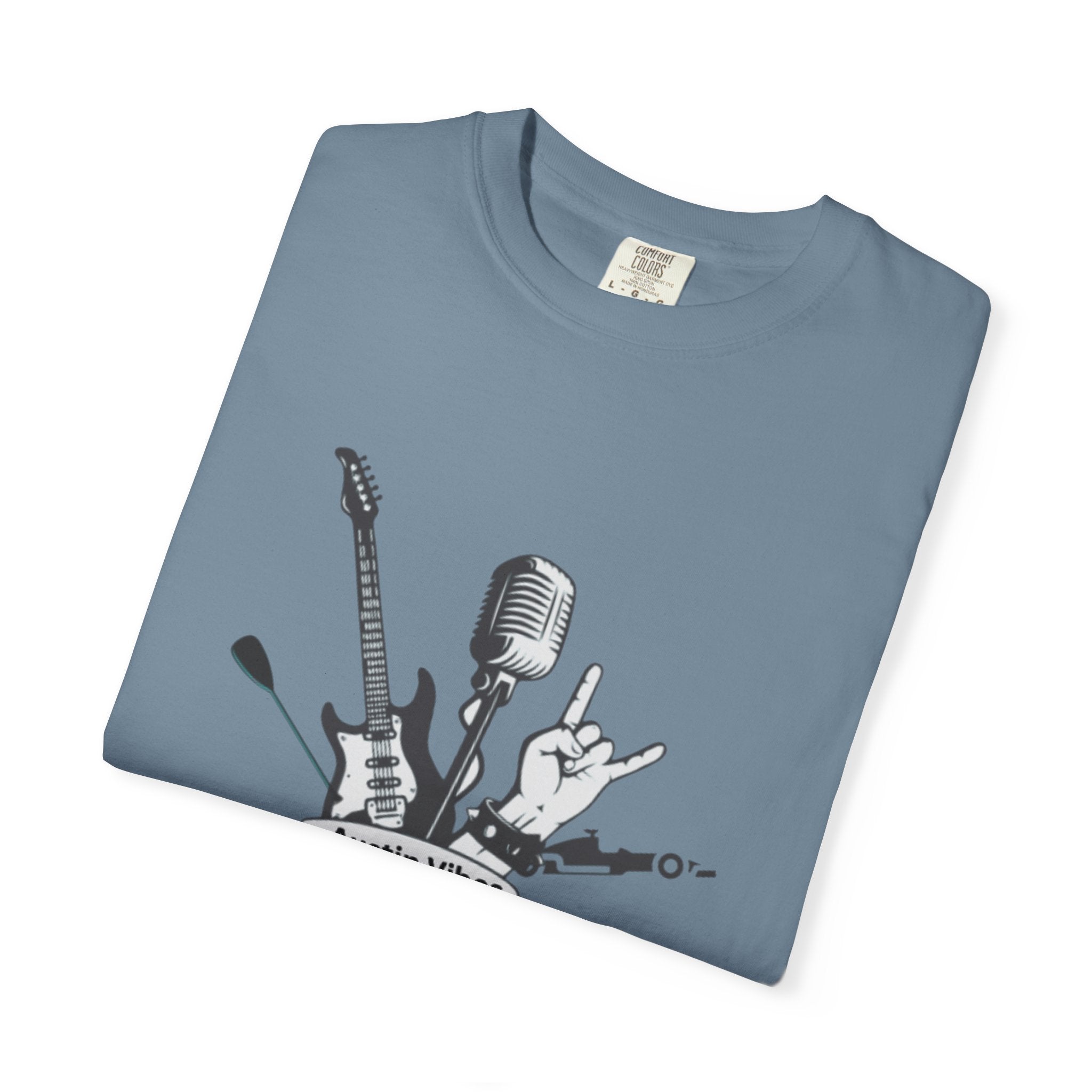 Austin Vibes Unisex T-Shirt, Perfect for Music Lovers, Concerts, Gift for Musicians, Casual Wear, Festival Apparel