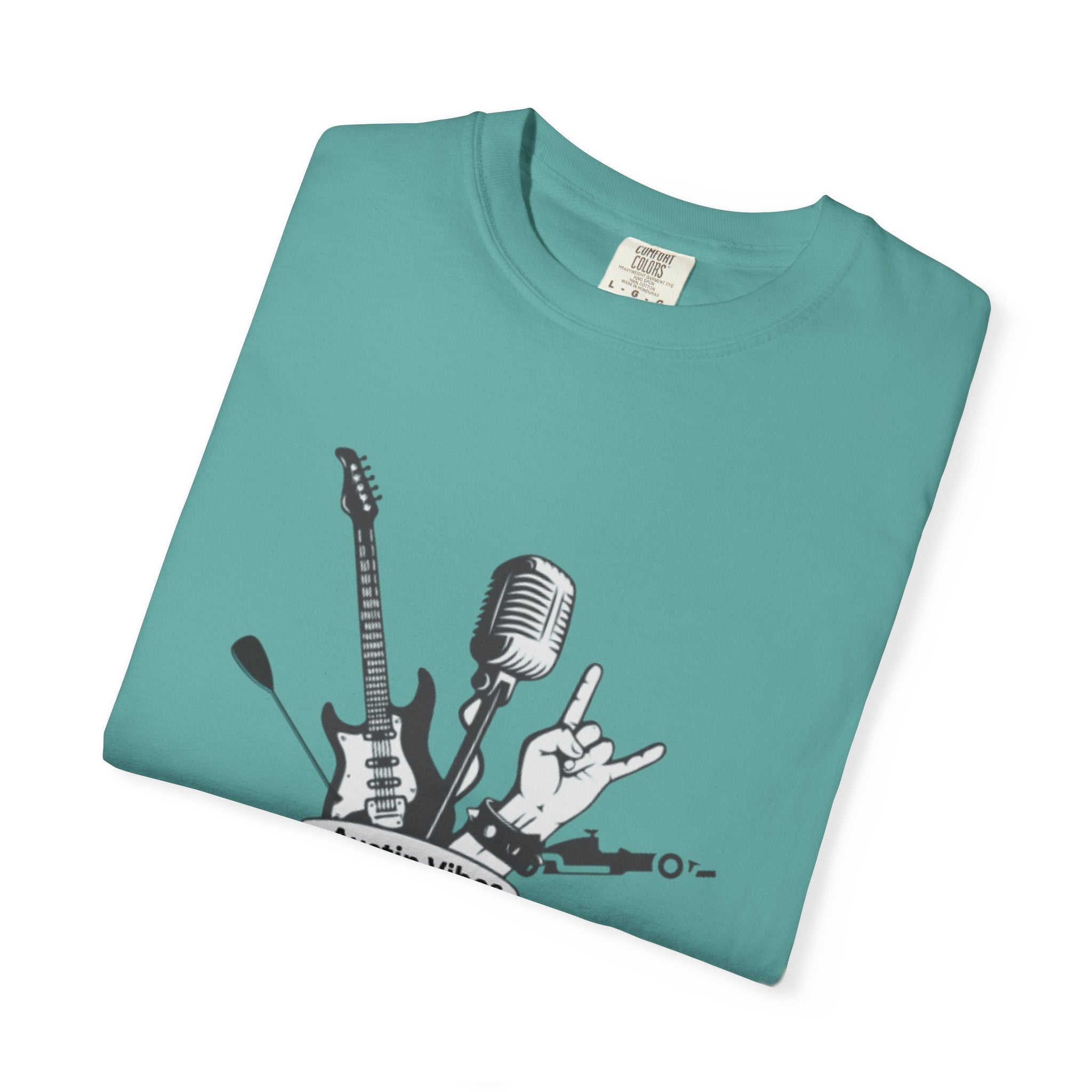 Austin Vibes Unisex T-Shirt, Perfect for Music Lovers, Concerts, Gift for Musicians, Casual Wear, Festival Apparel
