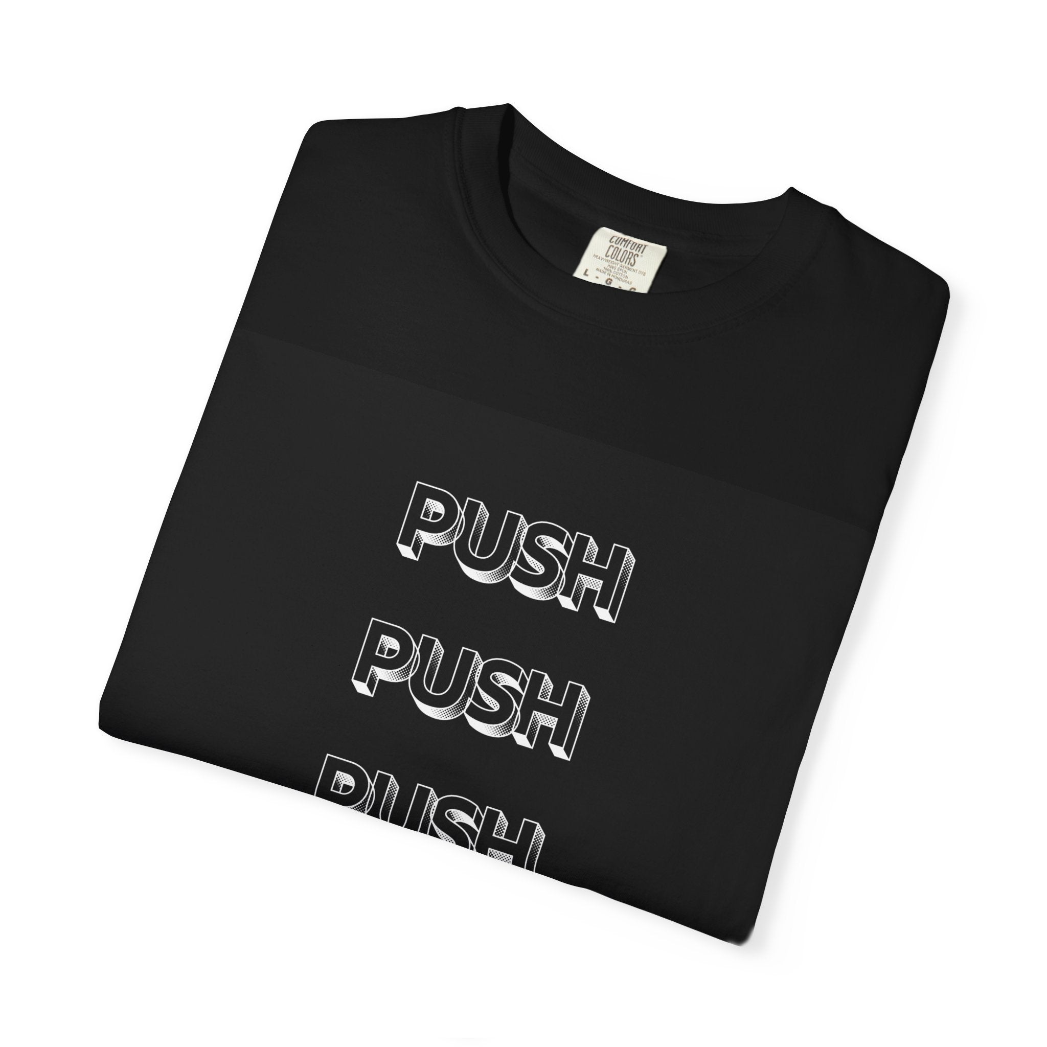 Push Yourself Unisex Vintage T-Shirt | Motivational Tee | Perfect for Fitness, Gym, or Casual Wear, Great Gift Idea